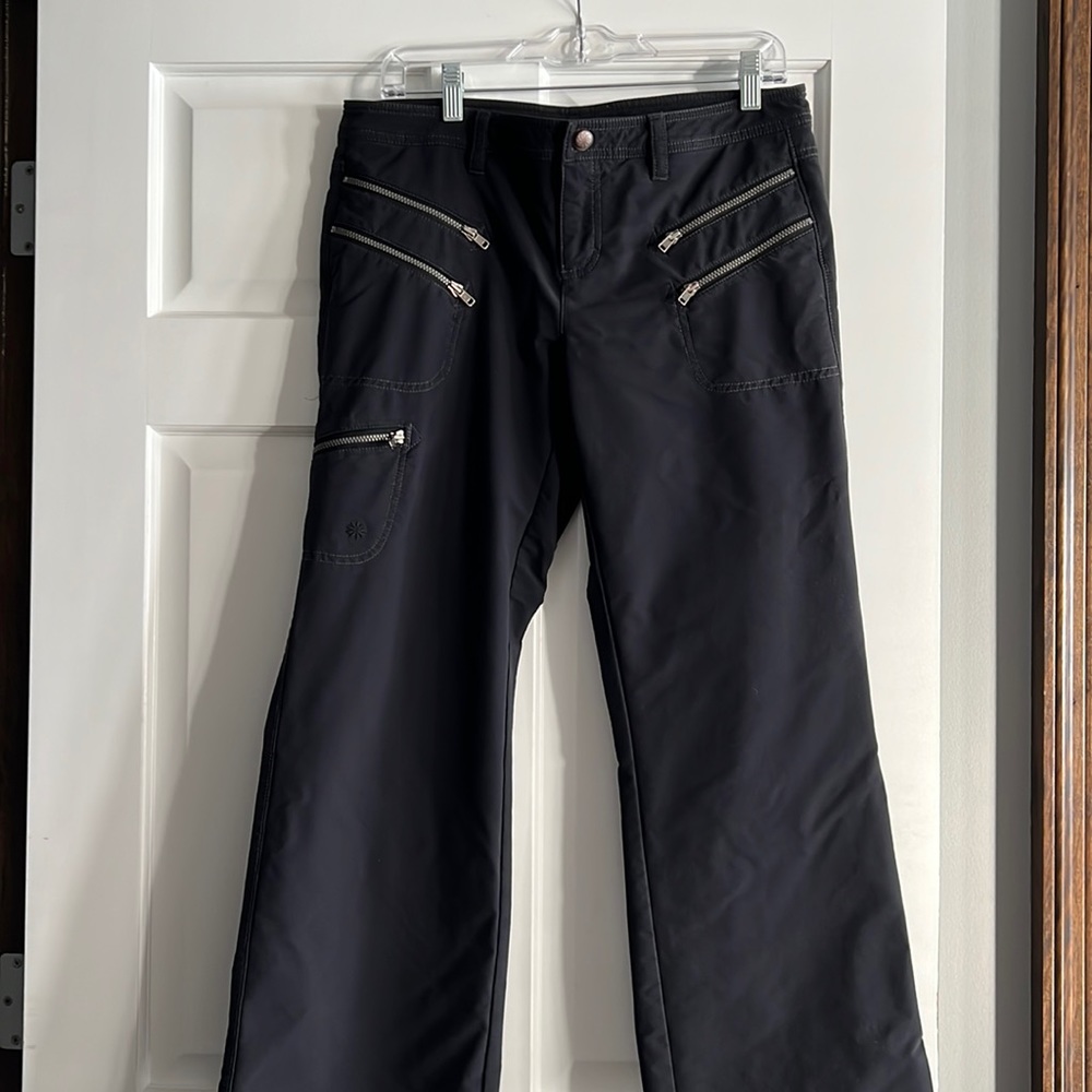 Athleta lined womens size 10long outdoor athletic pants flairibotrom low rise